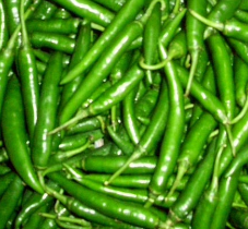 Fresh Green Chillies