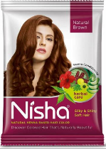 Nisha Creme Hair Colour BROWN 10GM